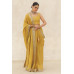 Mustard Saree